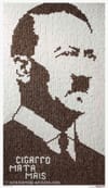 Hitler and Bin Ladin posters created from cigarettes from F/Nazca Saatchi & Saatchi