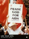 Ministry of Sound - Fox Hunter, Graffiti, Protester - USE YOUR VOTE  print 1997