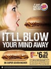 BK tries McDonald's food = sex theory, but fails - and MJ is honored in the gutter bar.