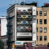 Mini Cooper - Vending machine wall billboard.