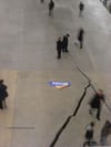 Polycell ambient stunt at the Tate.