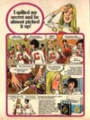 Pursettes tampon ad - I spilled my secret and he almost picked it up - 1974