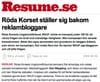 Resumé: "Red Cross backs up Adblogger."