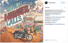 Harley Davidson asks where will the road take you. In Instagram posts.