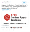 Why is Apple Music supporting a controversial advocacy organization?