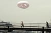 The flogo cloud machine making happy smiley clouds instead of ads