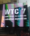 9/11 "Truthers" are running a digital billboard in Times Square showing building collapse
