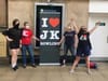 "I ❤️JK Rowling" banner temporarily back at Waverley train station, Edinburgh.