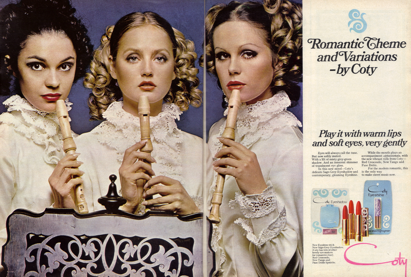 Coty Vanity Fair ad, 1968