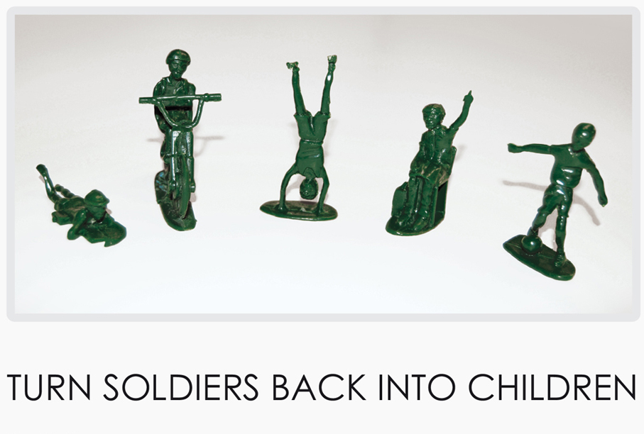 Unicef Toy Soldiers standing