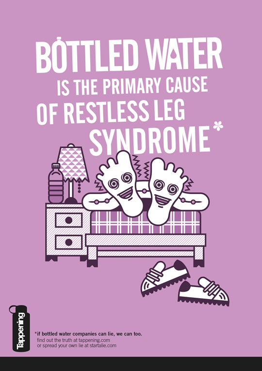 Bottled Water is the Primary Cause of Restless Leg Syndrome