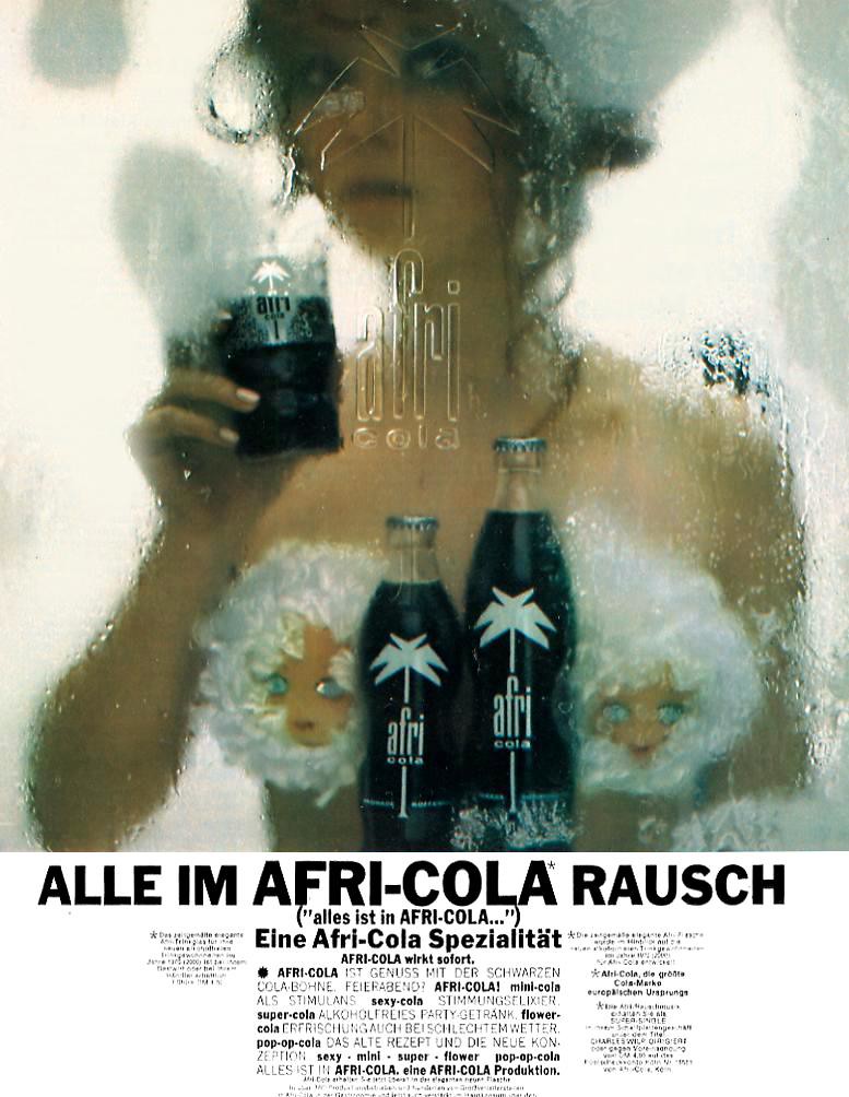 Afri Cola Rausch Soldier Dolls Faces Topless 1968 Print Germany Adland