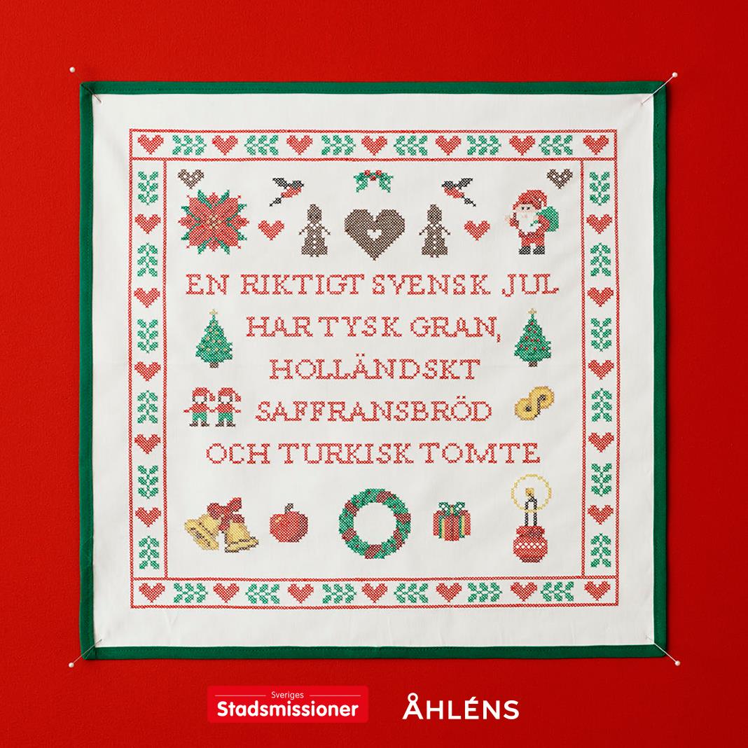 A really Swedish Christmas has a German tree,  Dutch saffron bread, and a Turkish Santa