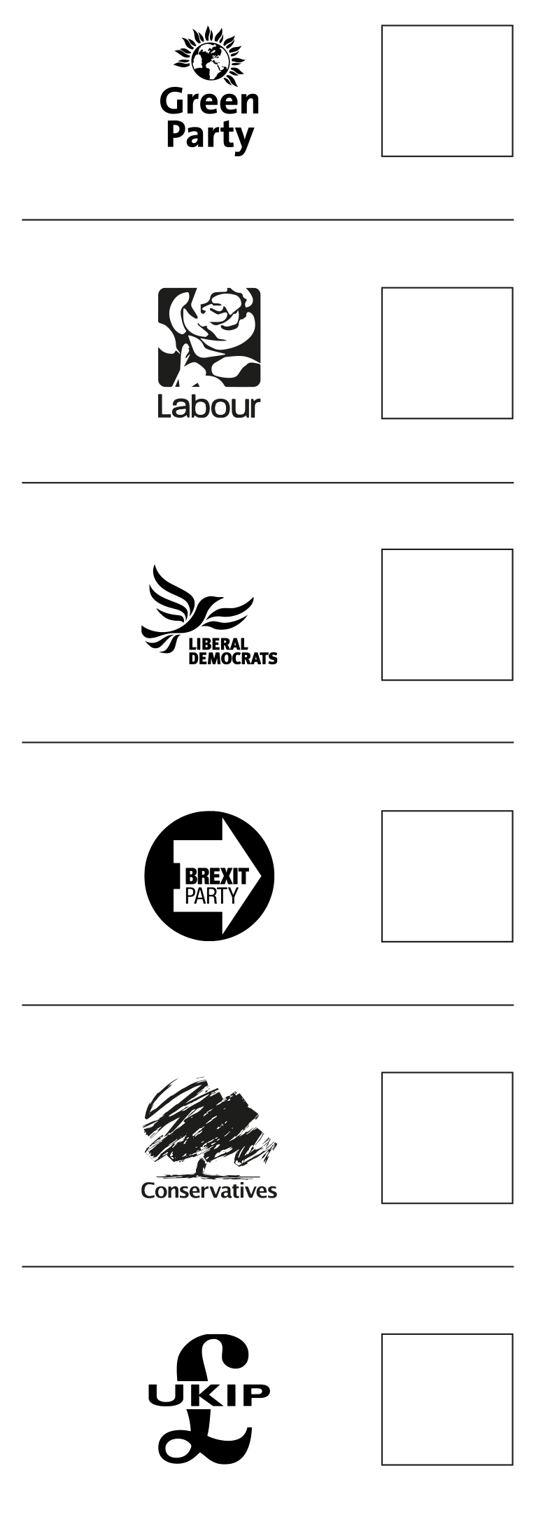 The Brexit Party logo