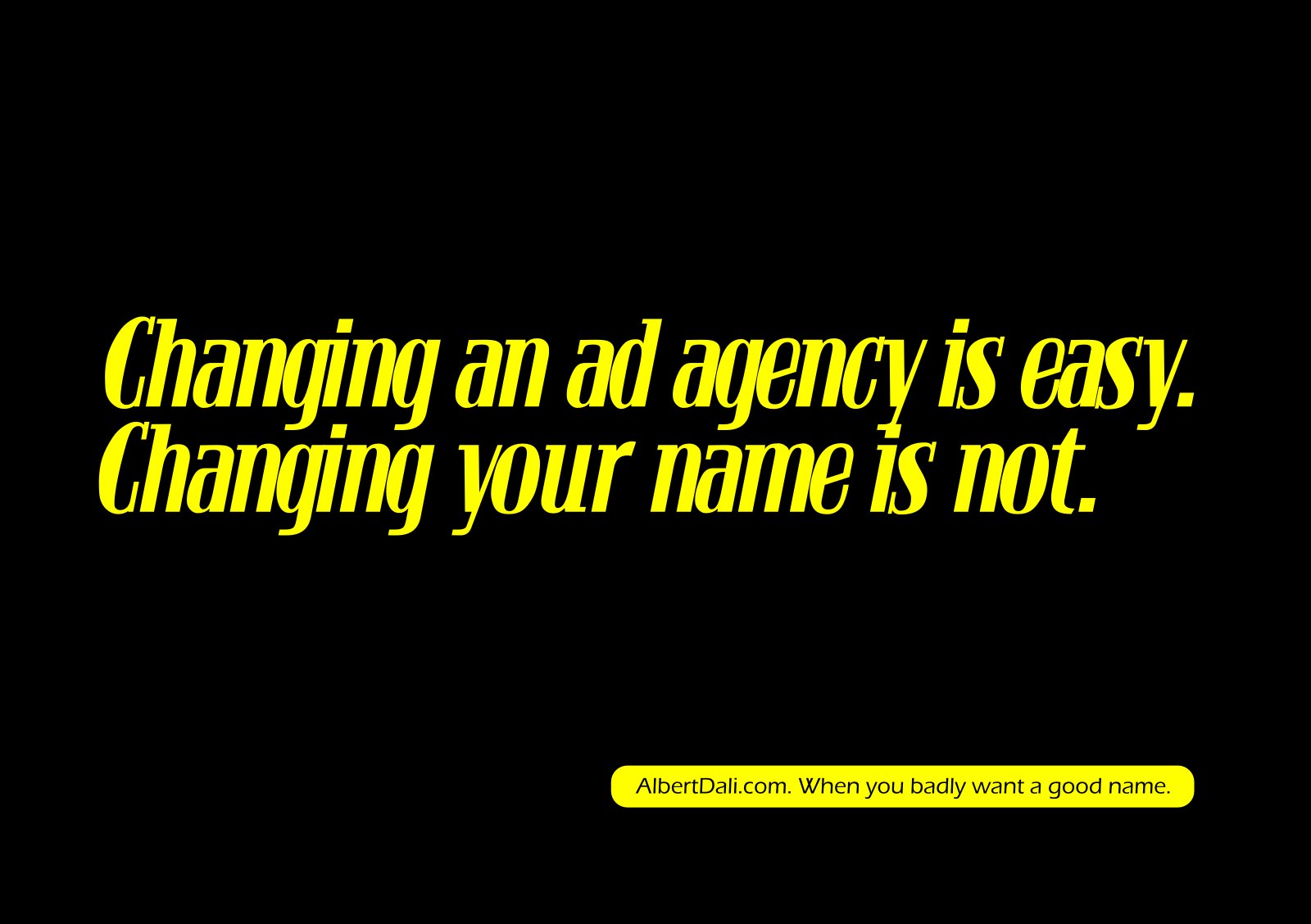 Choosing an ad agency