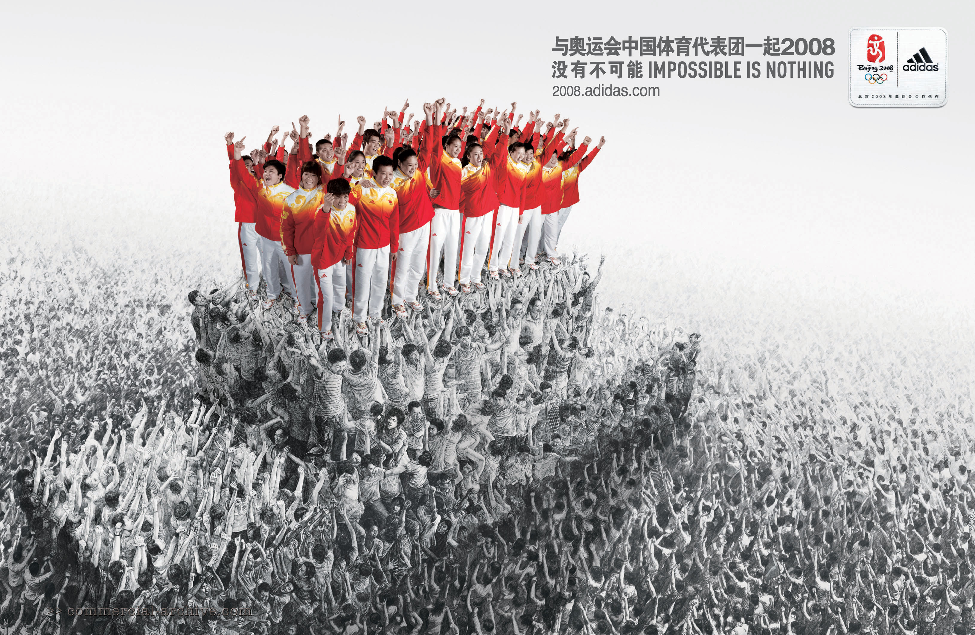 Aanpassing President Aan het liegen Adidas - Impossible is Nothing - China Olympics print campaign part 2  Adland®