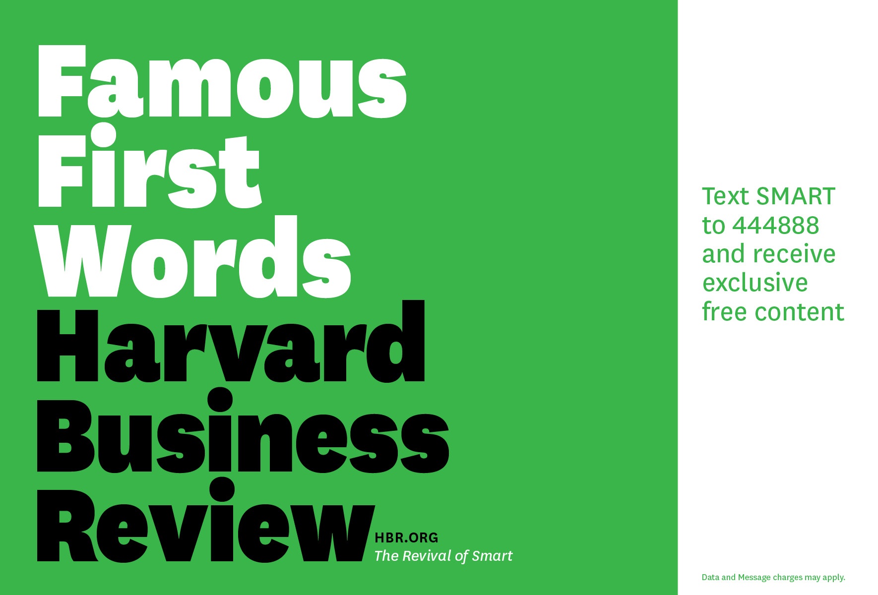 The Revival of Smart HBR Campaign Adland®