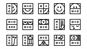 Hue+Cry logo grid