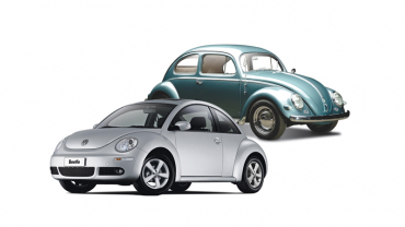 Happy Father's Day from Recreio, Volkswagen dealer, shows shows the old beetle a