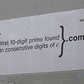 Triple badlander - for those who can't count. Google's prime number billboard versus BMG's trade pos