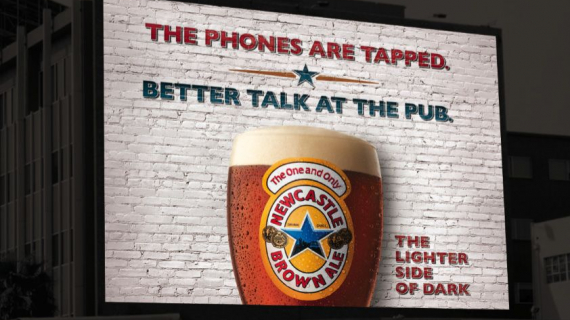 The phones are tapped. Better talk at the pub.