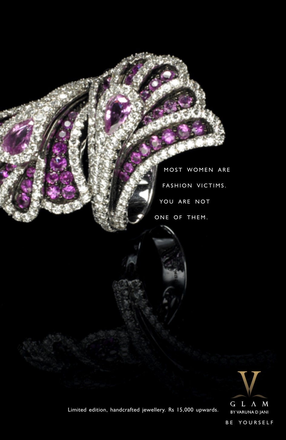 V Glam Fine Jewellery: Express Your Individuality ( Print/Poster, India)