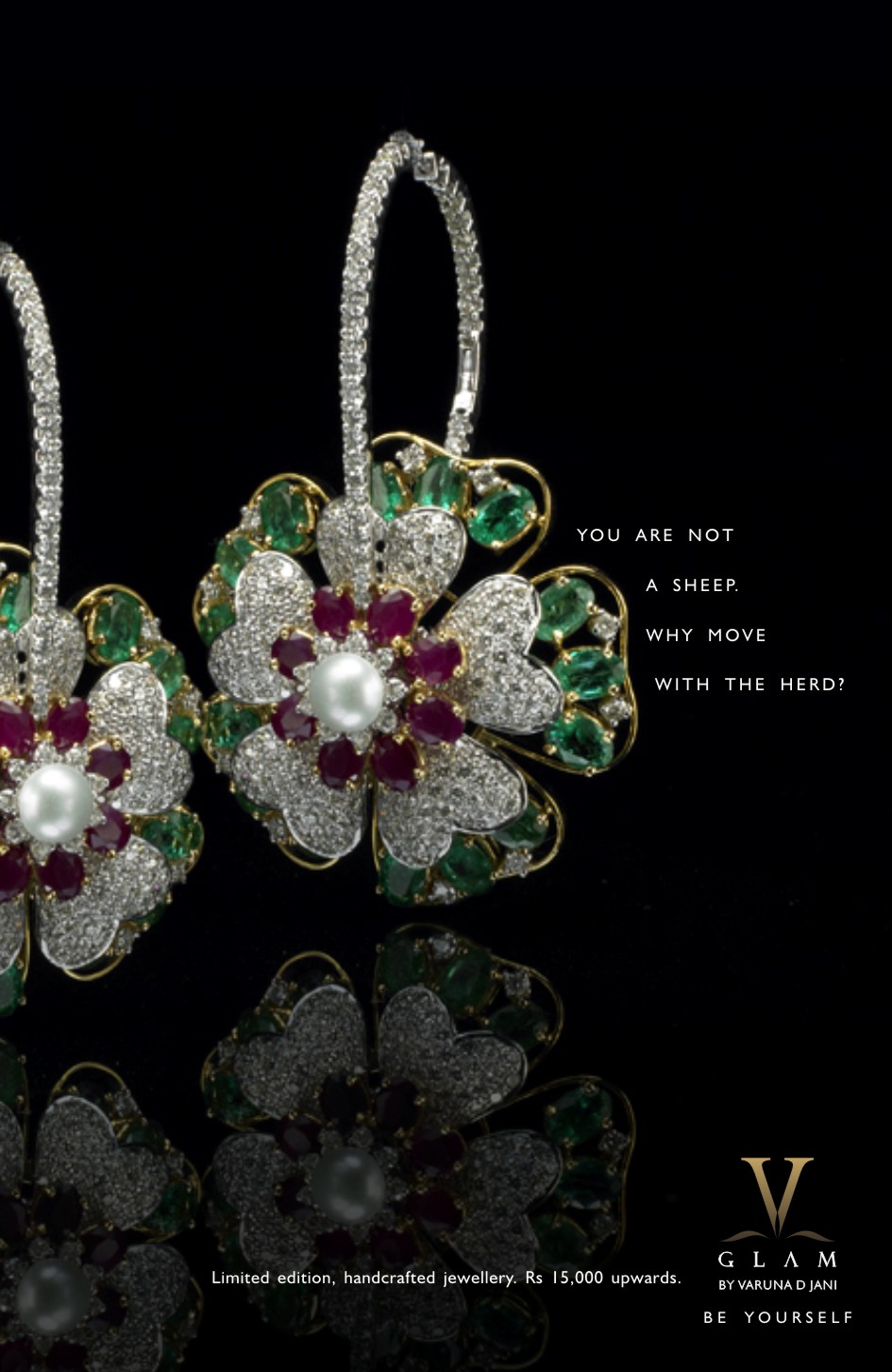 V Glam Fine Jewellery: Express Your Individuality ( Print/Poster, India)