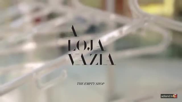 A Loja Vazia/ The Empty Shop, Loducca, Shopping VillaLobos, D&AD Awards  2014 Pencil Winner, Innovative Media